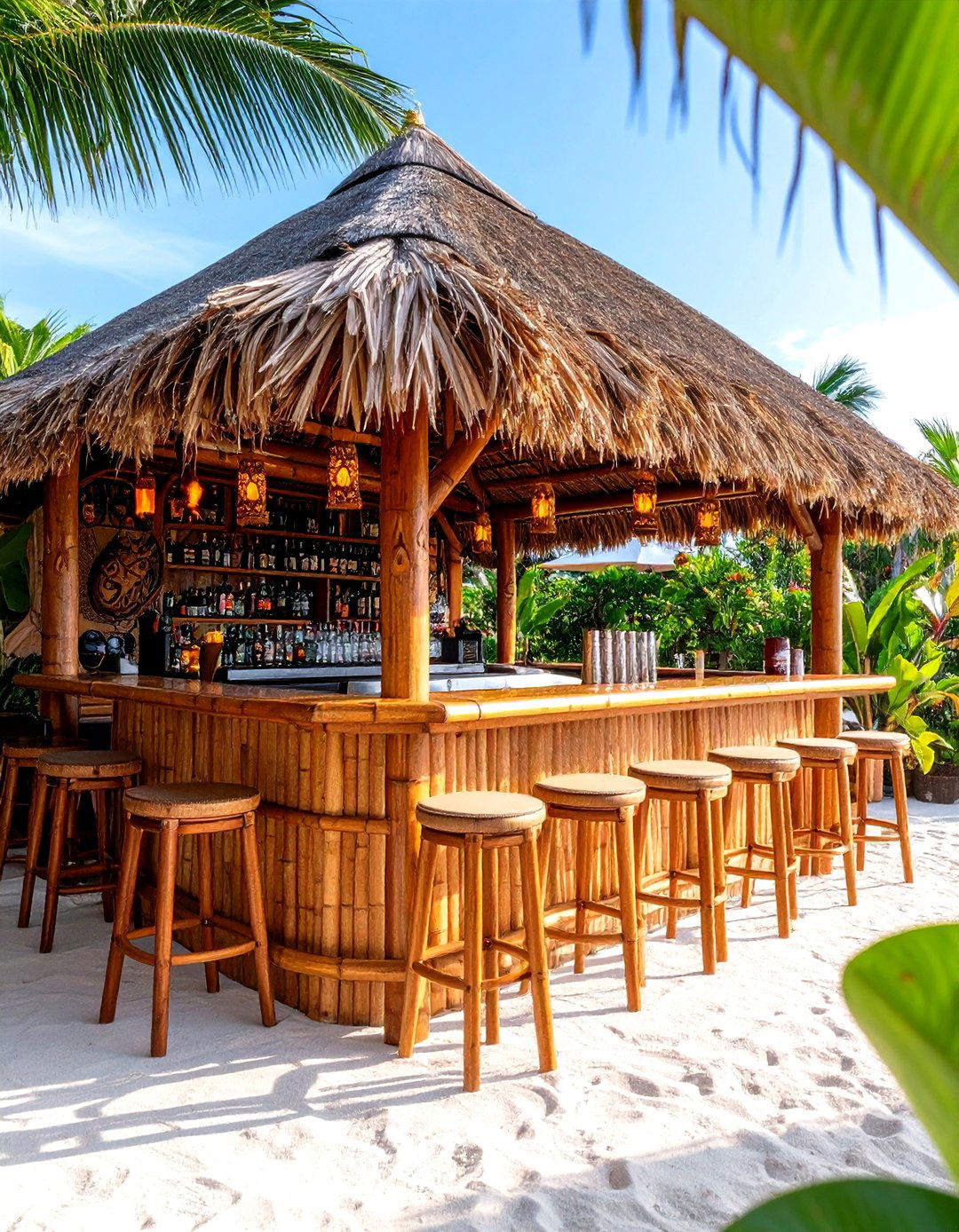 Tiki Bar Entertainment Lanai - 24 Hawaiian Interior Design Ideas