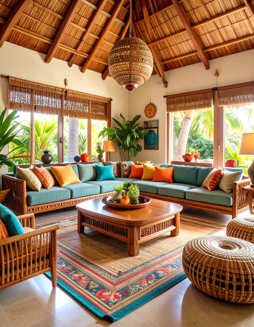 Tiki and Hawaiian Paradise Retreat - 24 1950s Living Room Ideas