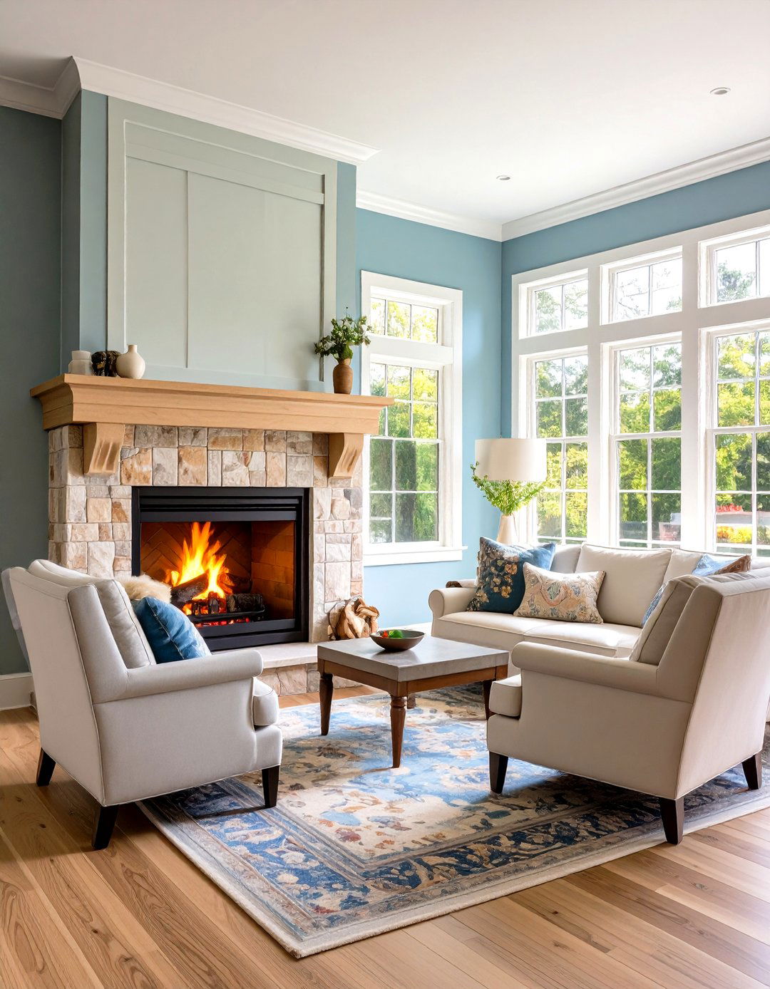 Tiled Surround Log Burner Feature - 24 Log Burner Ideas