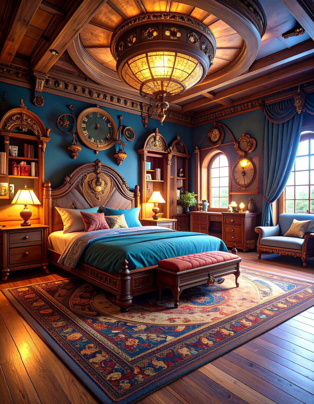 Time Travel Gaming Portal with Multi Era Design Elements - 24 Gaming Bedroom Ideas