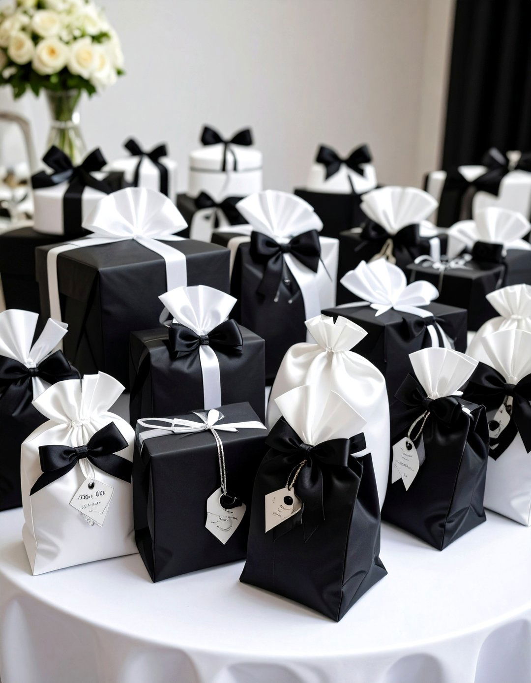 Timeless Wedding Favors - 24 Black and White Wedding Ideas