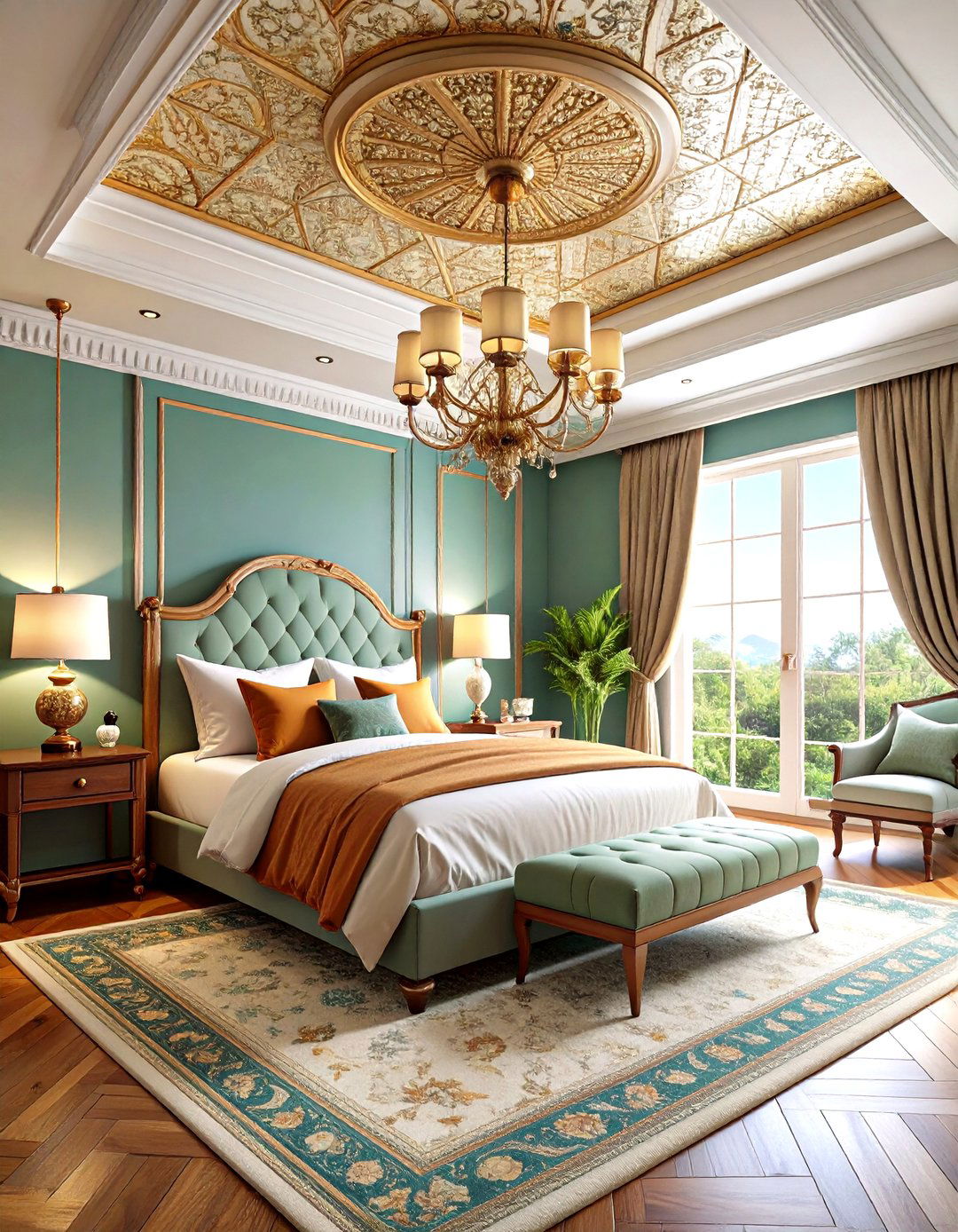 Tin Tile Master Bedroom Tray Ceiling - 24 tray ceiling ideas
