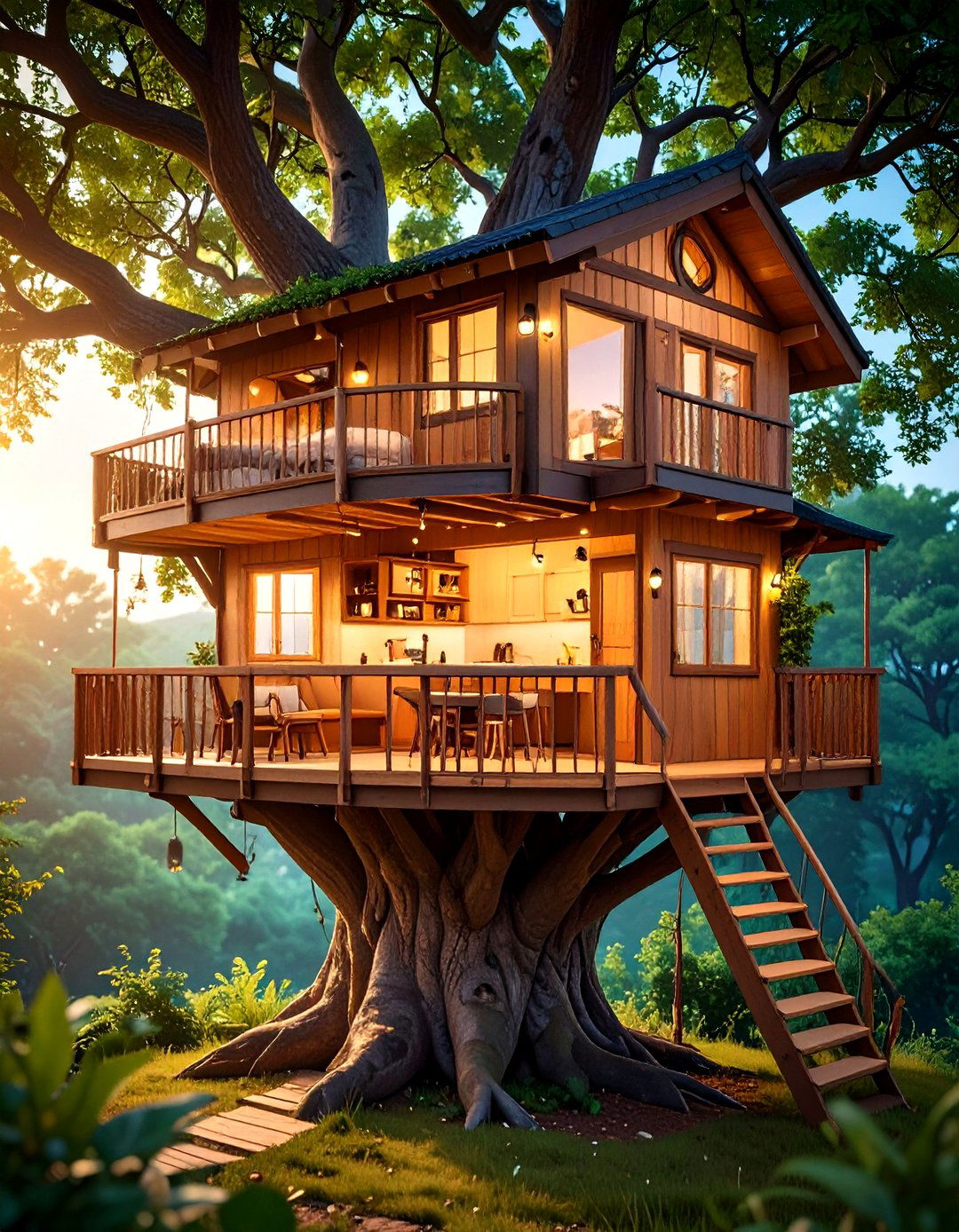 Tiny House Tree House - 24 Tree House Ideas