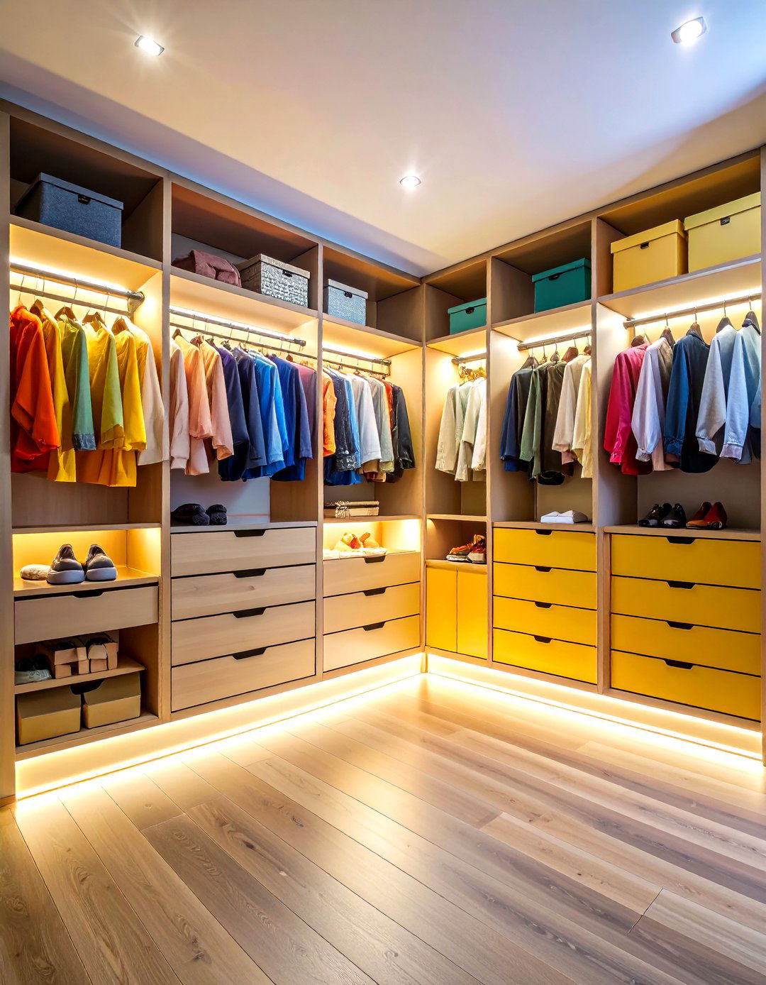 Toe Kick Closet Lighting - 24 Closet Lighting Ideas