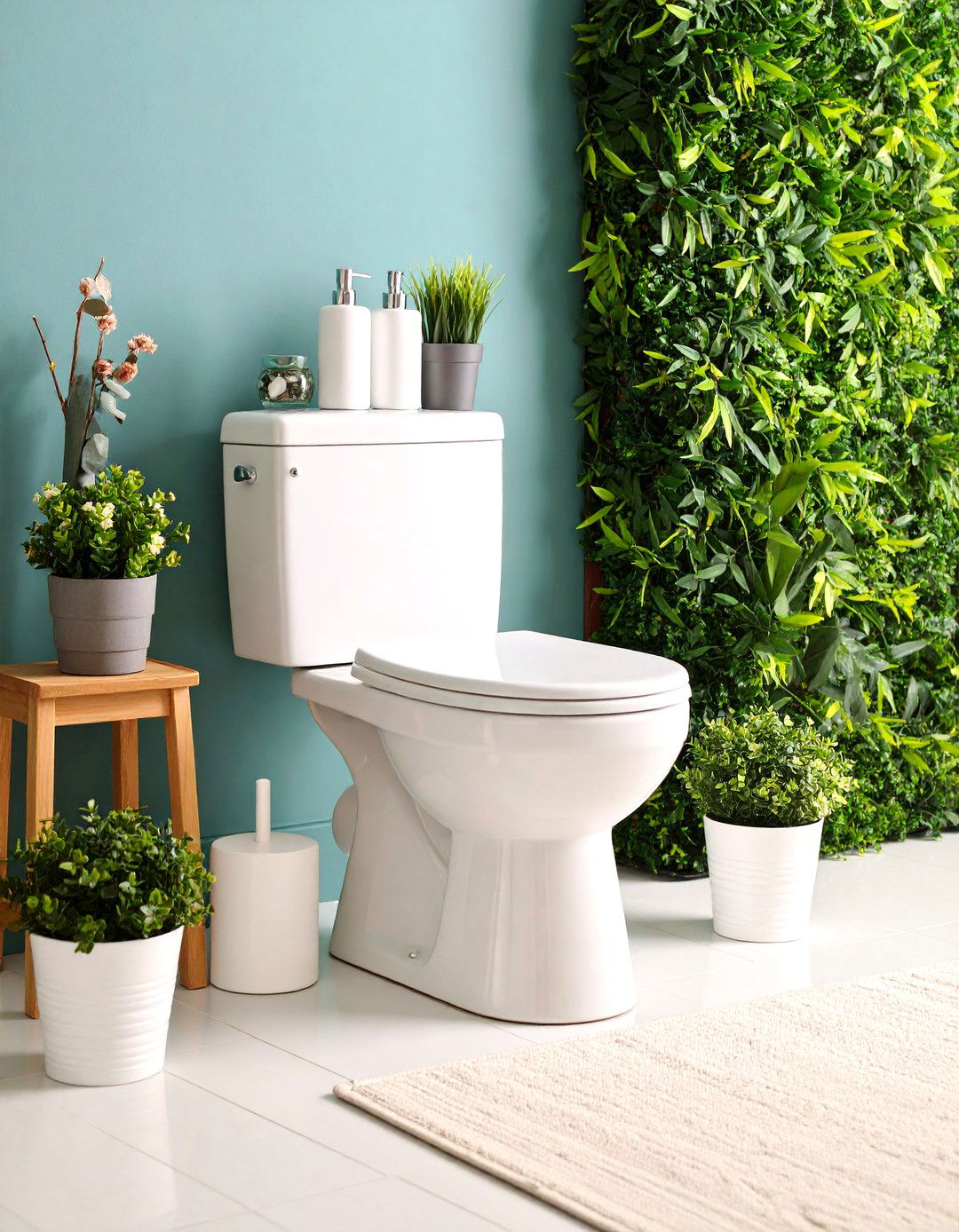 Toilet Area Enhancement - 24 Bathroom Staging Ideas