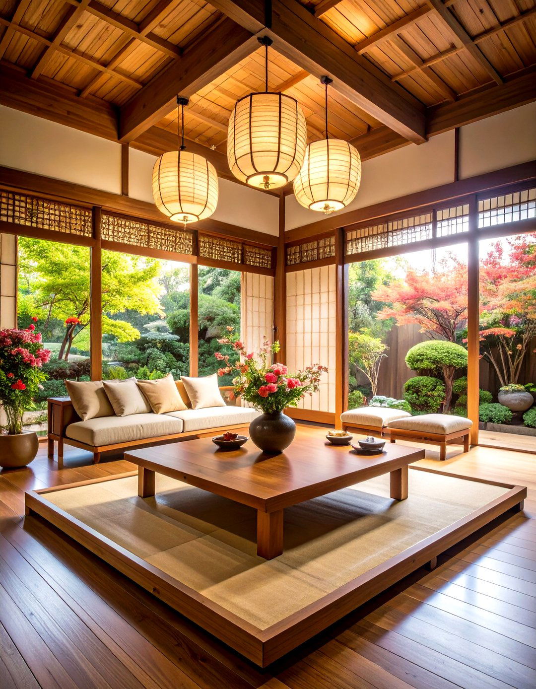 Tokonoma Display Alcove - 24 Japanese Style Living Room Ideas