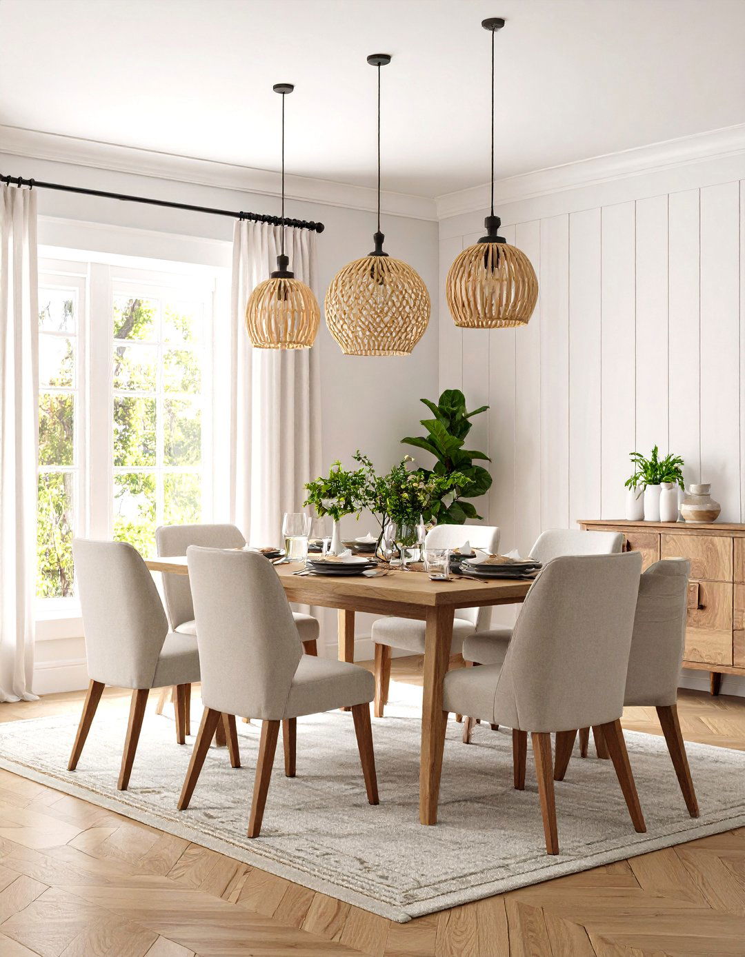Tongue and Groove Cottage Style - 24 Dining Room Wall Paneling Ideas