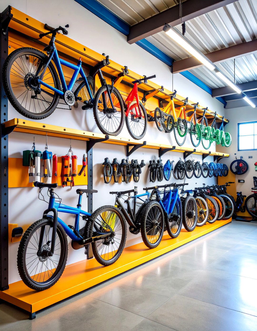Track Based Storage Systems - 24 Garage Bike Storage Ideas