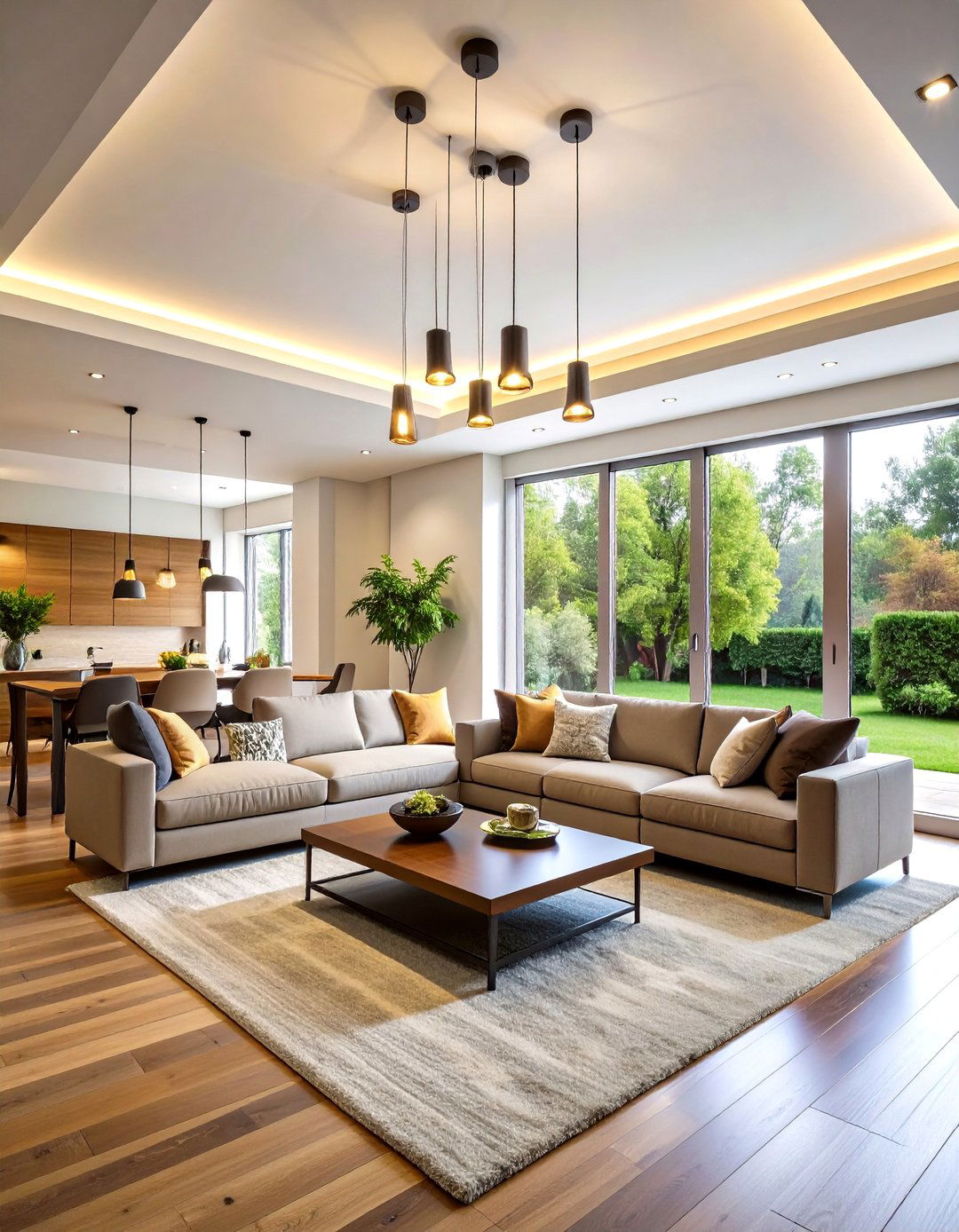 Track Lighting Living Room - 24 1980s Living Room Ideas