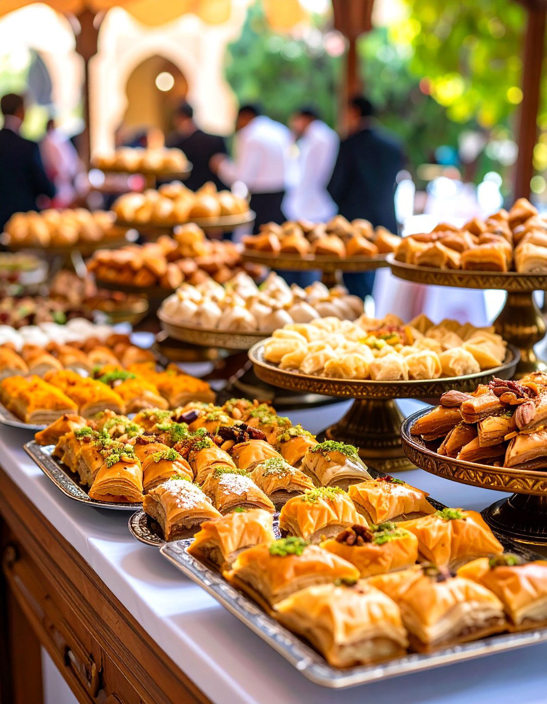 Traditional Baklava Station - 24 Wedding Dessert Ideas