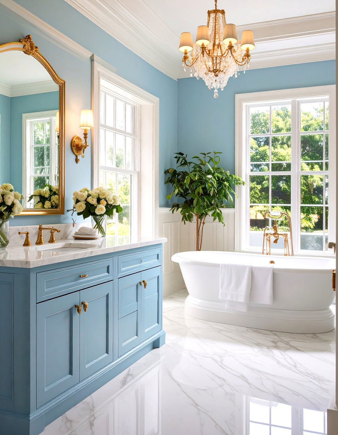 Traditional Bathroom Elegance - 24 Neutral Bathroom Ideas