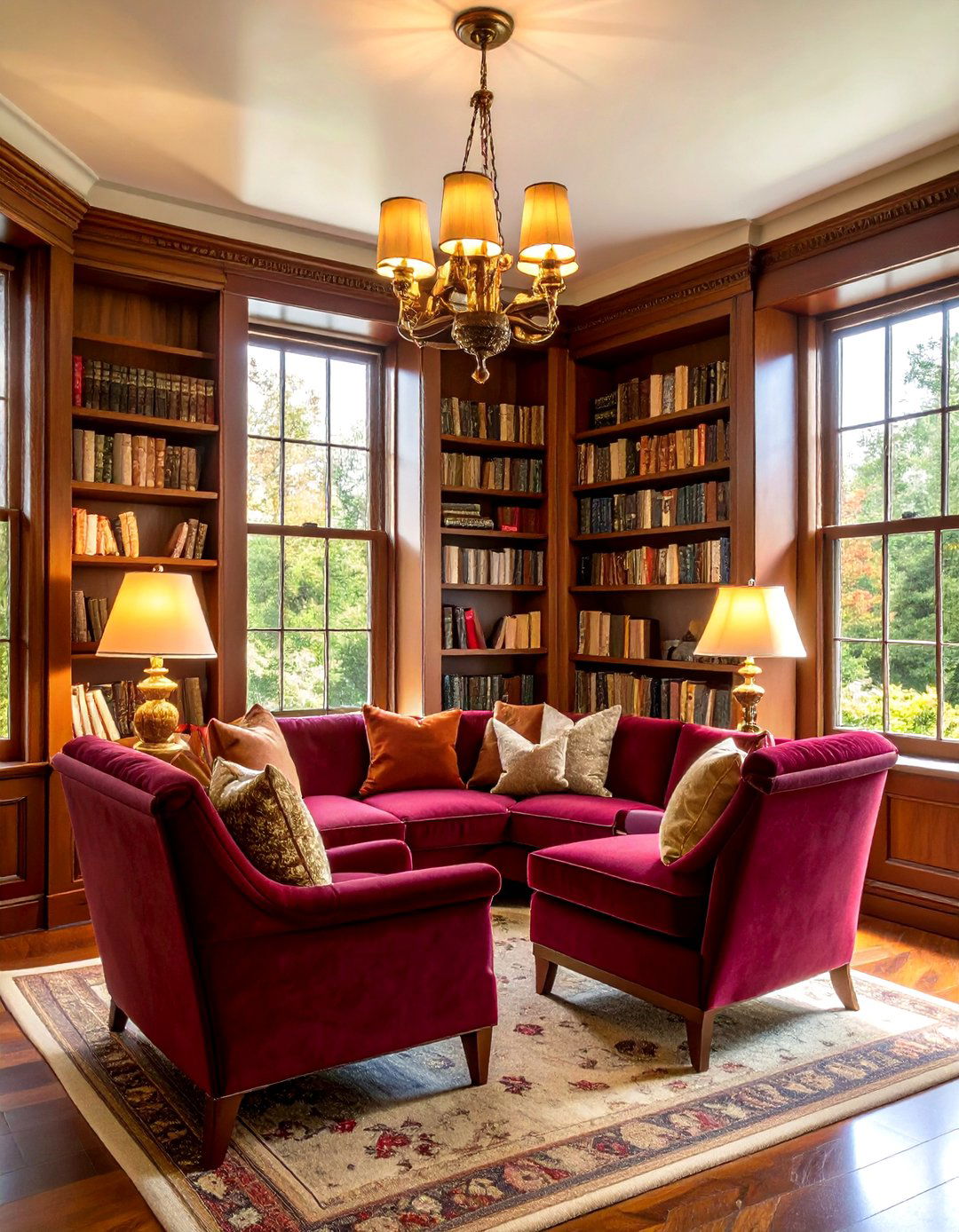 Traditional Bay Window Reading Nook - 24 Window Seat Ideas