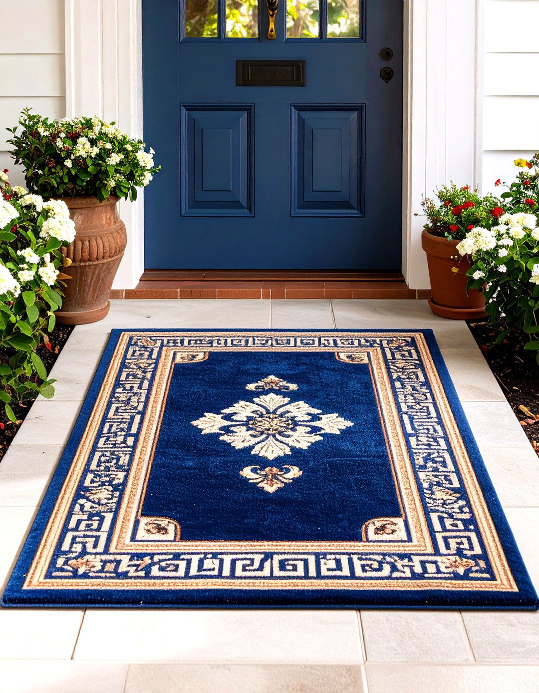Traditional Border Designs - 24 Front Door Mat Ideas