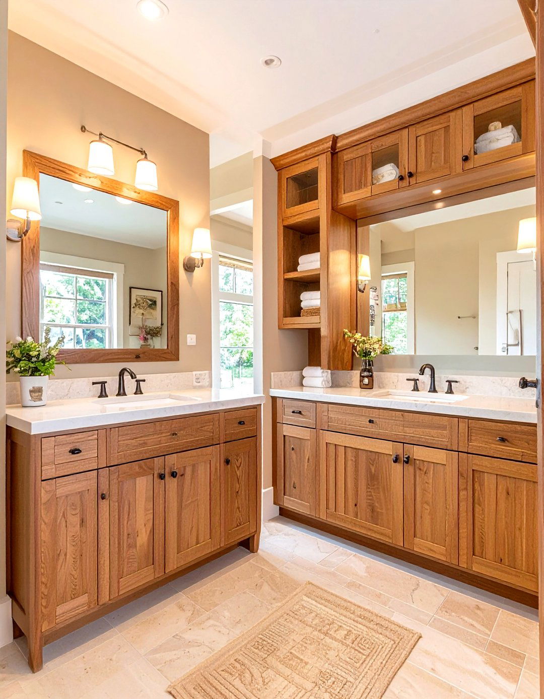 Traditional Built in Storage Bathroom - 24 Traditional Bathroom Ideas