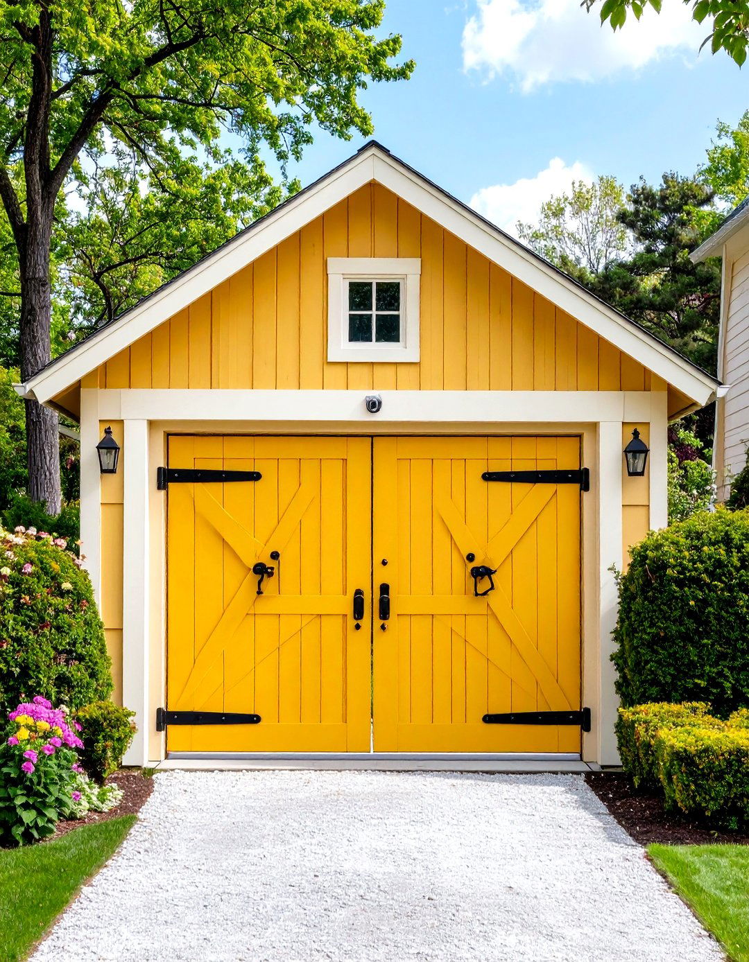 Traditional Carriage House Gates - 24 Driveway Gate Ideas