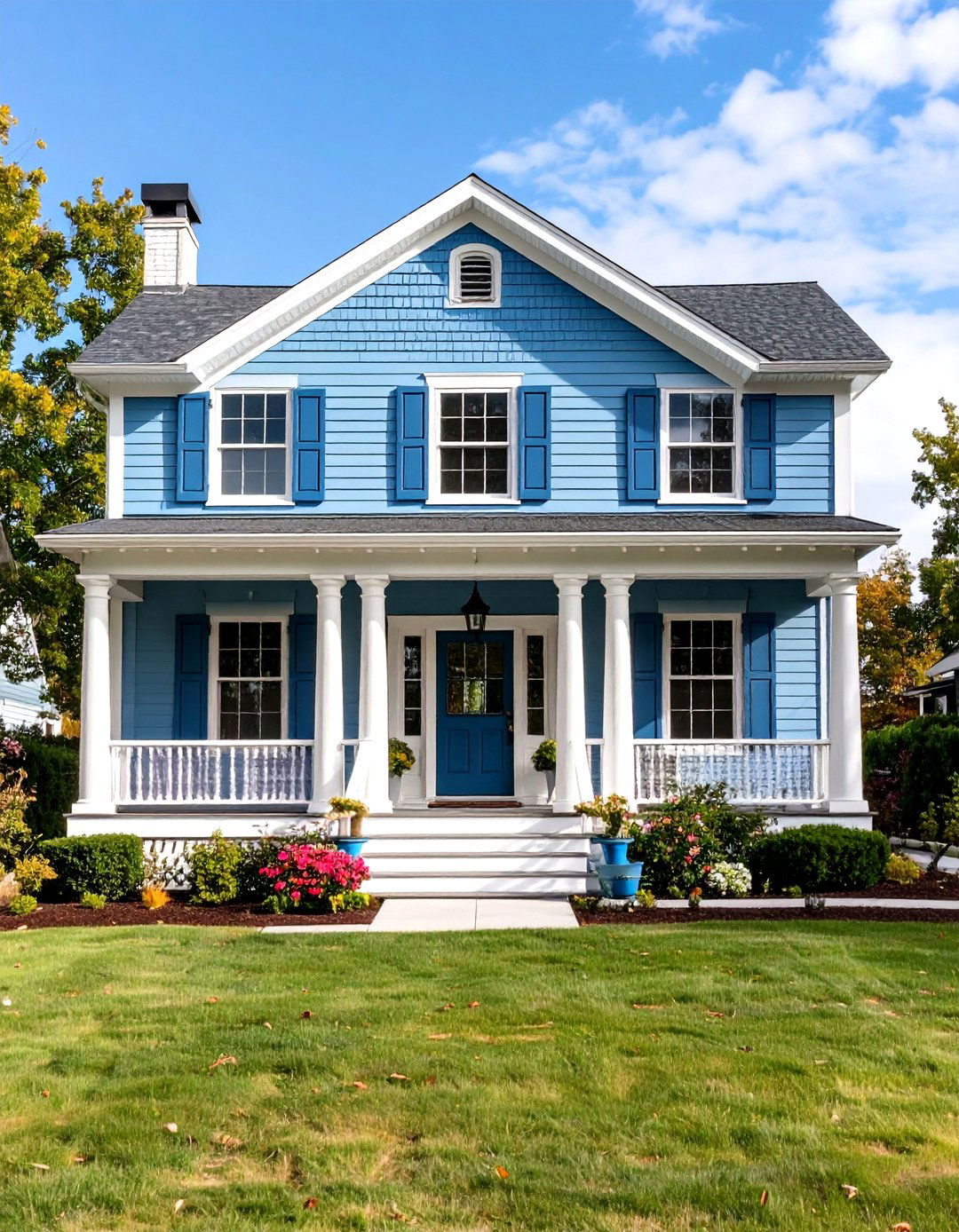 Traditional Colonial Ranch Combinations - 24 Ideas for Ranch-Style Home Exteriors