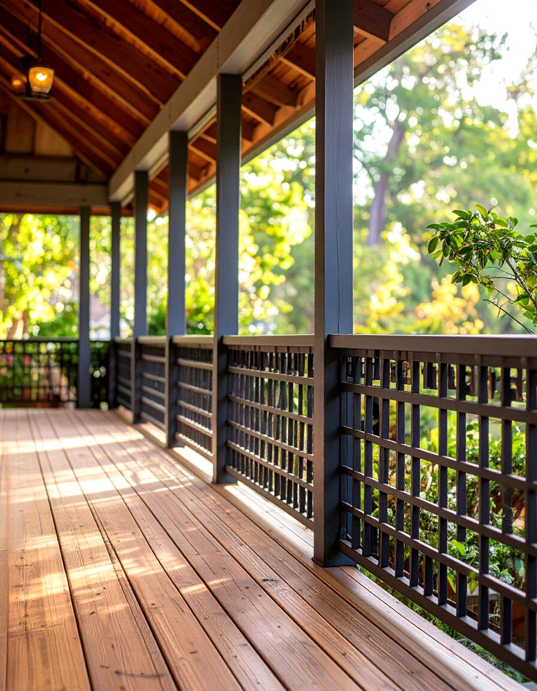 Traditional Craftsman Metal Rails - 24 Metal Deck Railing Ideas