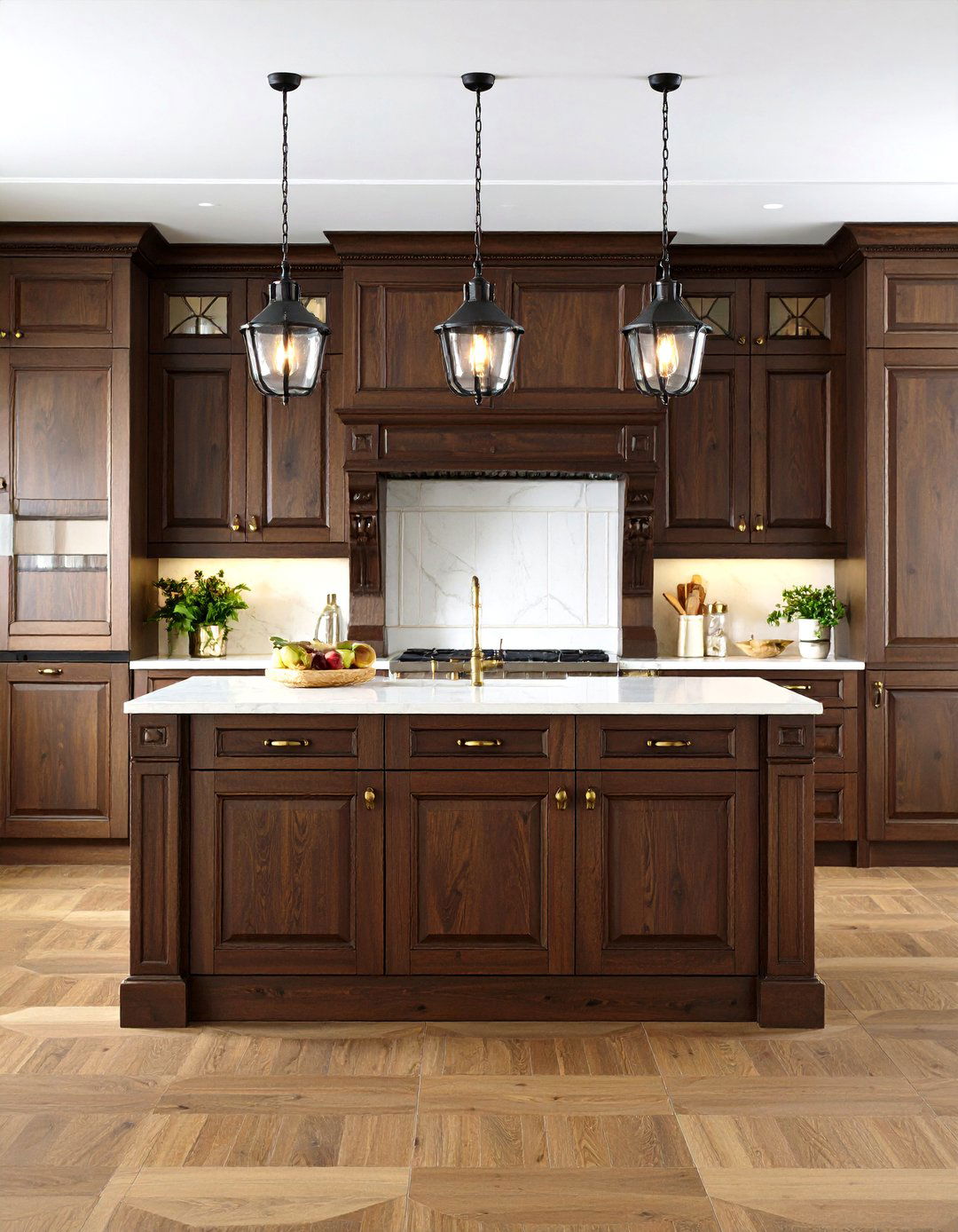 Traditional Dark Wood Cabinets - 24 Dark Wood Kitchen Cabinets