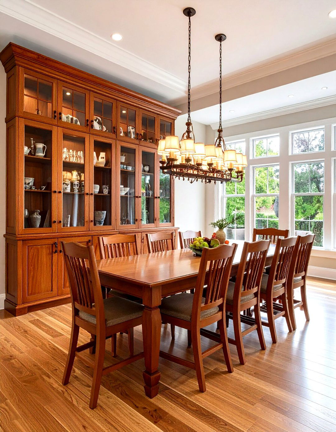 Traditional Dining Room Floor to Ceiling China Cabinets - 24 Floor to Ceiling Cabinets Ideas