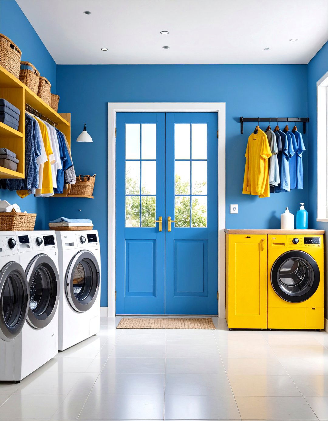 Traditional Dutch Door with Modern Twist - 24 Laundry Room Door Ideas