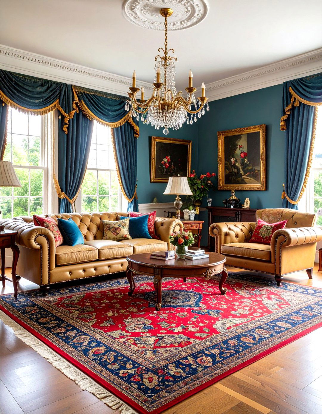 Traditional English Living Room - 24 Living Room Design Ideas