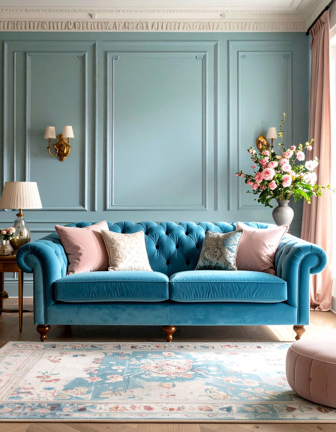 Traditional English Roll Arm Sofas - 24 Living Room Couch Ideas