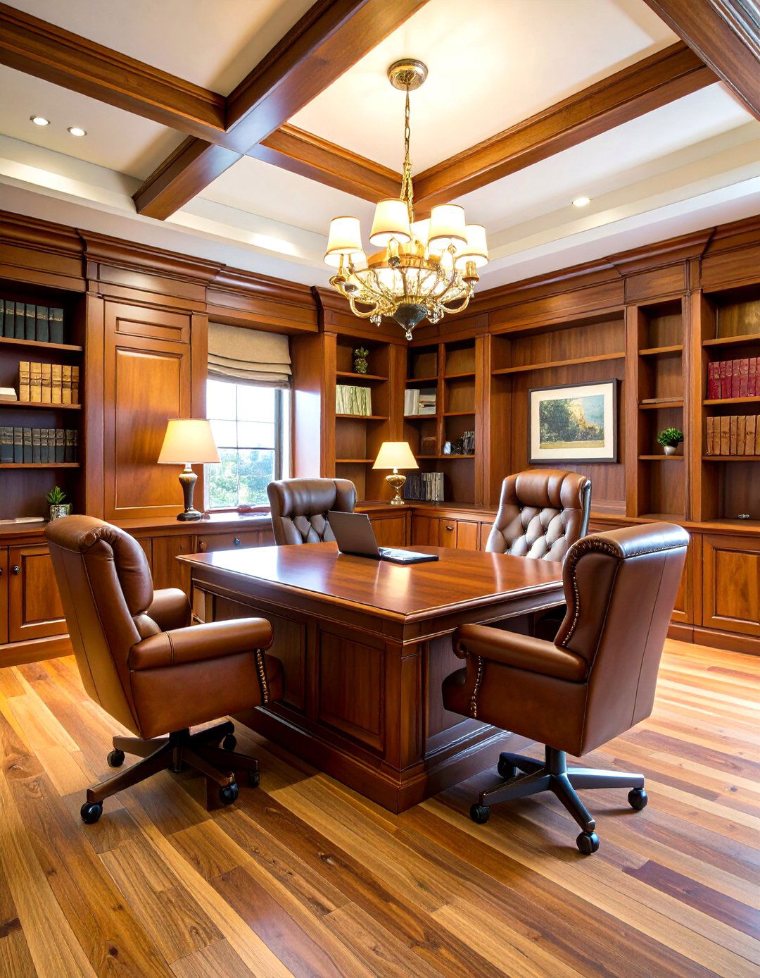 Traditional Executive Study - 24 Home Office for Couples Ideas and Designs