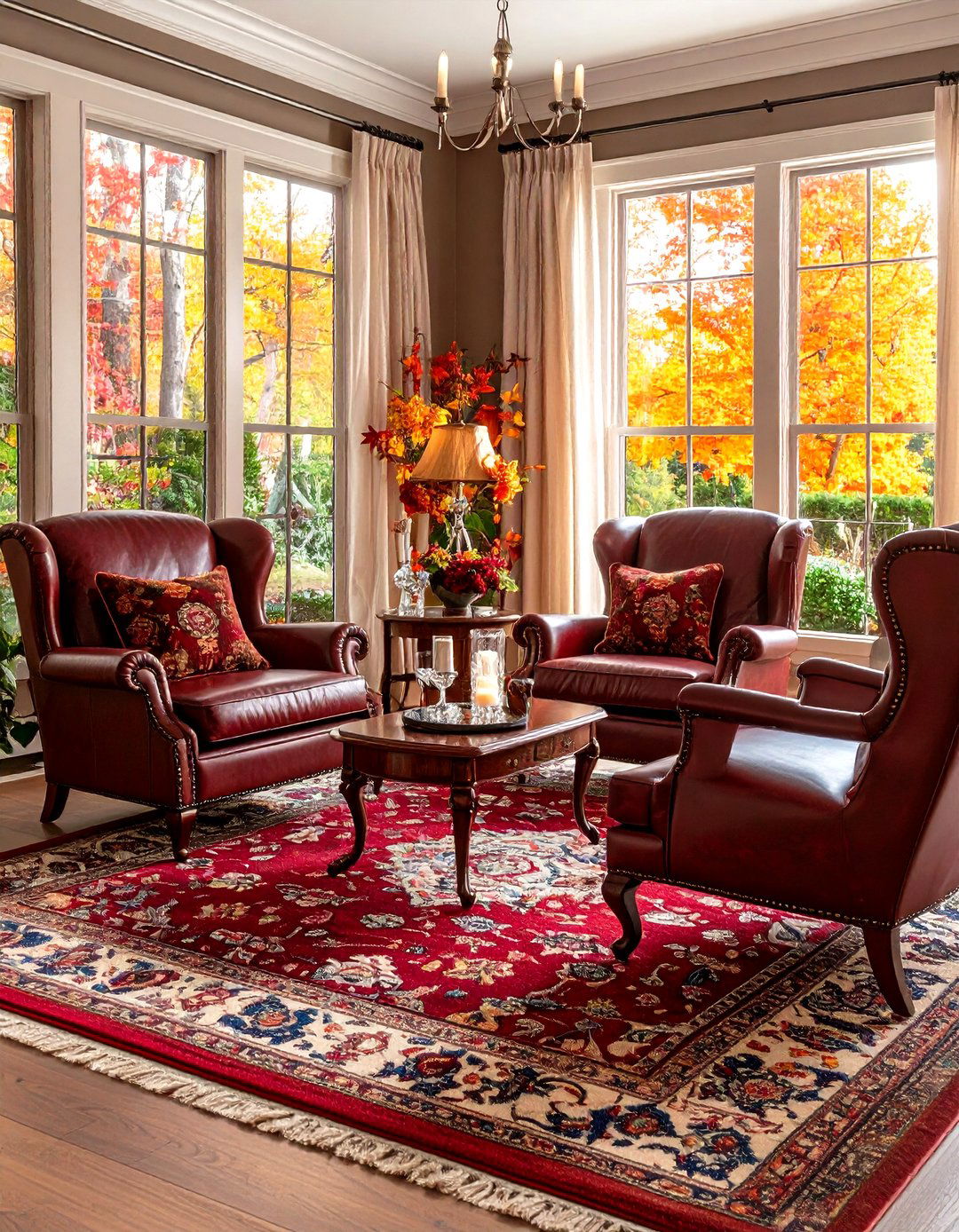 Traditional Fall Living Room - 24 Fall Living Room Ideas