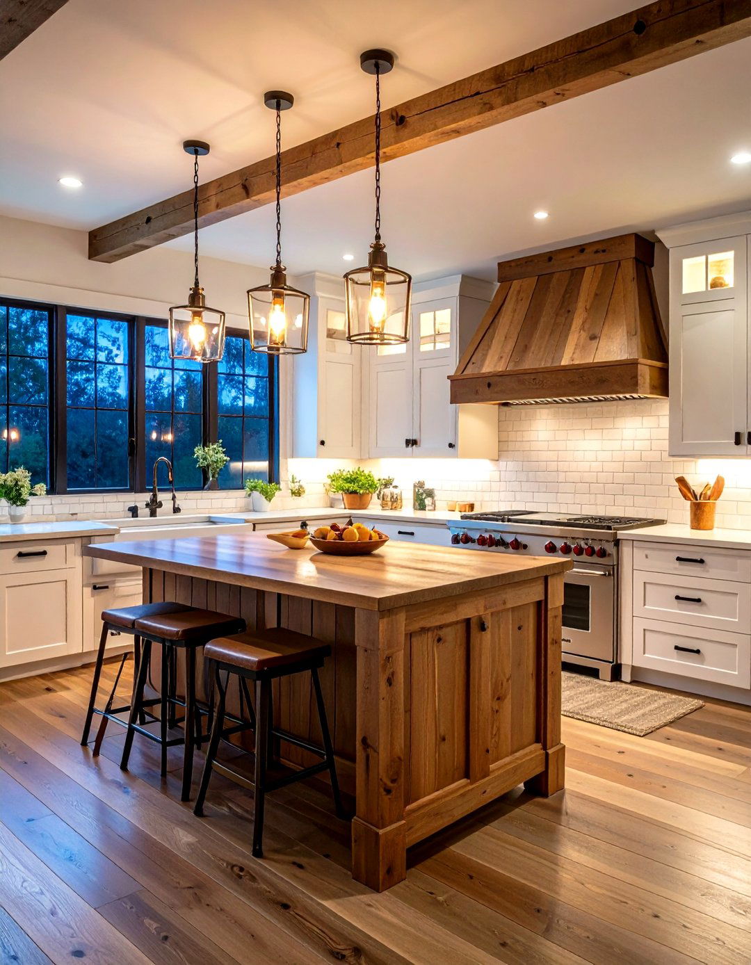 Traditional Farmhouse Barndominium Kitchen - 24 Barndominium Kitchen Ideas
