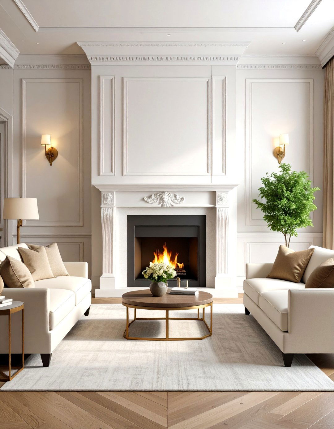 Traditional Fireplace Media Conversion - 24 Media Wall Ideas