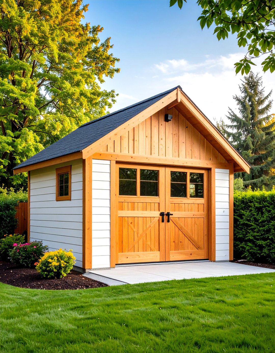 Traditional Gable Roof Storage Shed - 24 Garden Shed Ideas