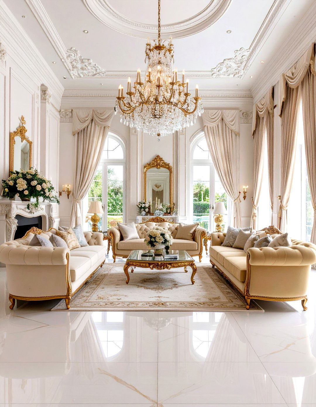 Traditional Great Room with Classic Elegance - 24 Great Room Ideas