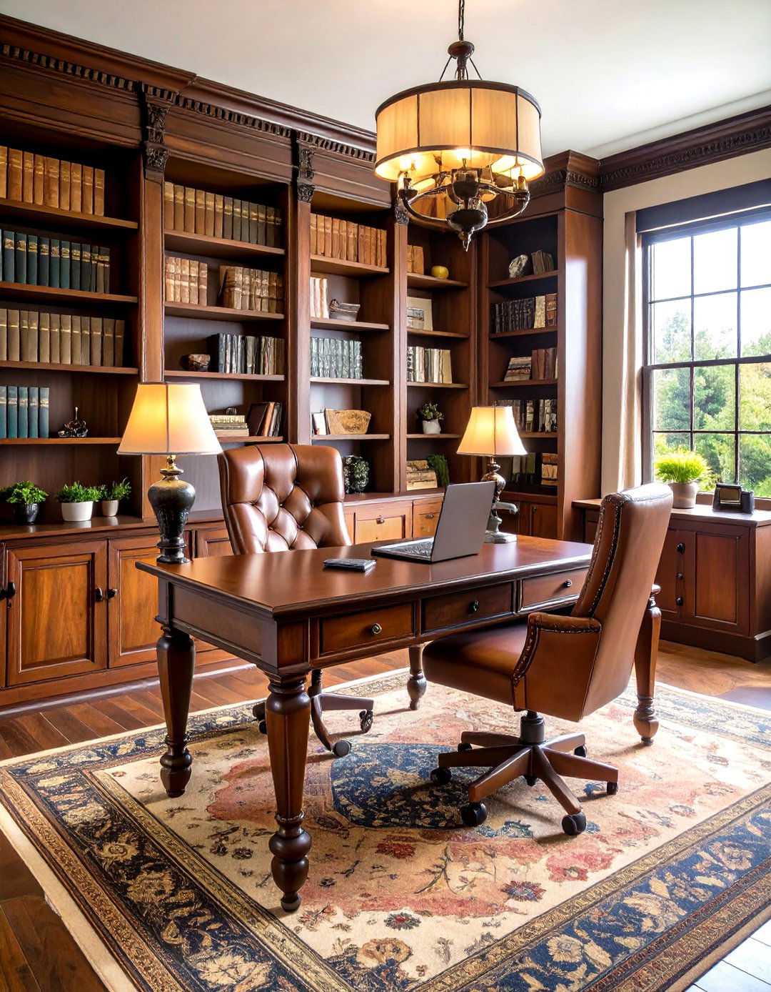 Traditional Home Office Productivity - 24 Traditional Interior Design Ideas