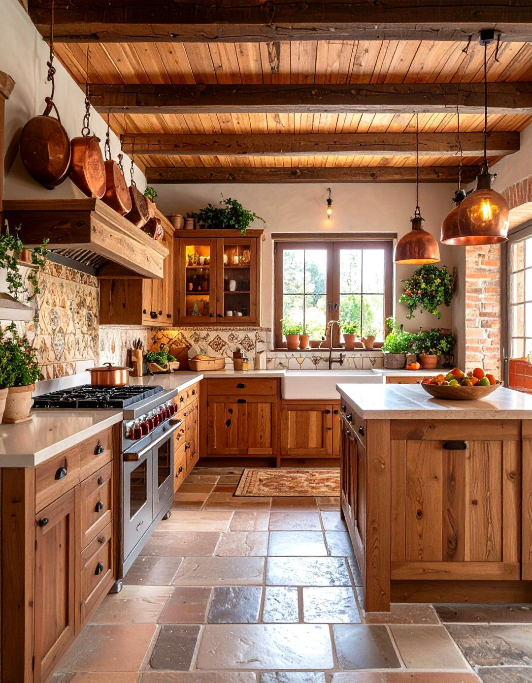 Traditional Italian Farmhouse Kitchen with Vintage Charm - 24 Italian Kitchen Design Ideas
