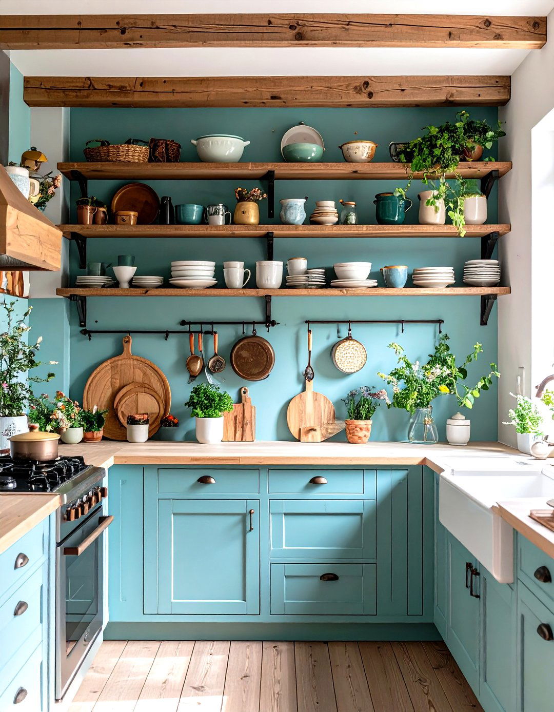 Traditional Kitchen Open Shelving - 24 Traditional Kitchen Ideas