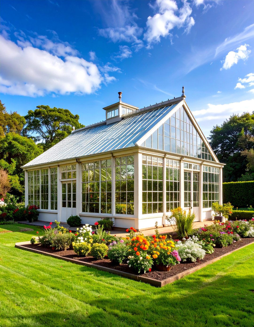 Traditional Orangery Greenhouse for Citrus Cultivation - 24 Greenhouse Ideas