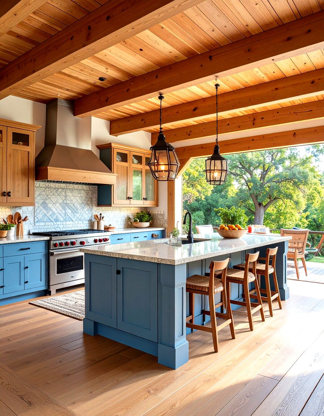 Traditional Pergola Deck Kitchen - 24 Outdoor Kitchen on Deck
