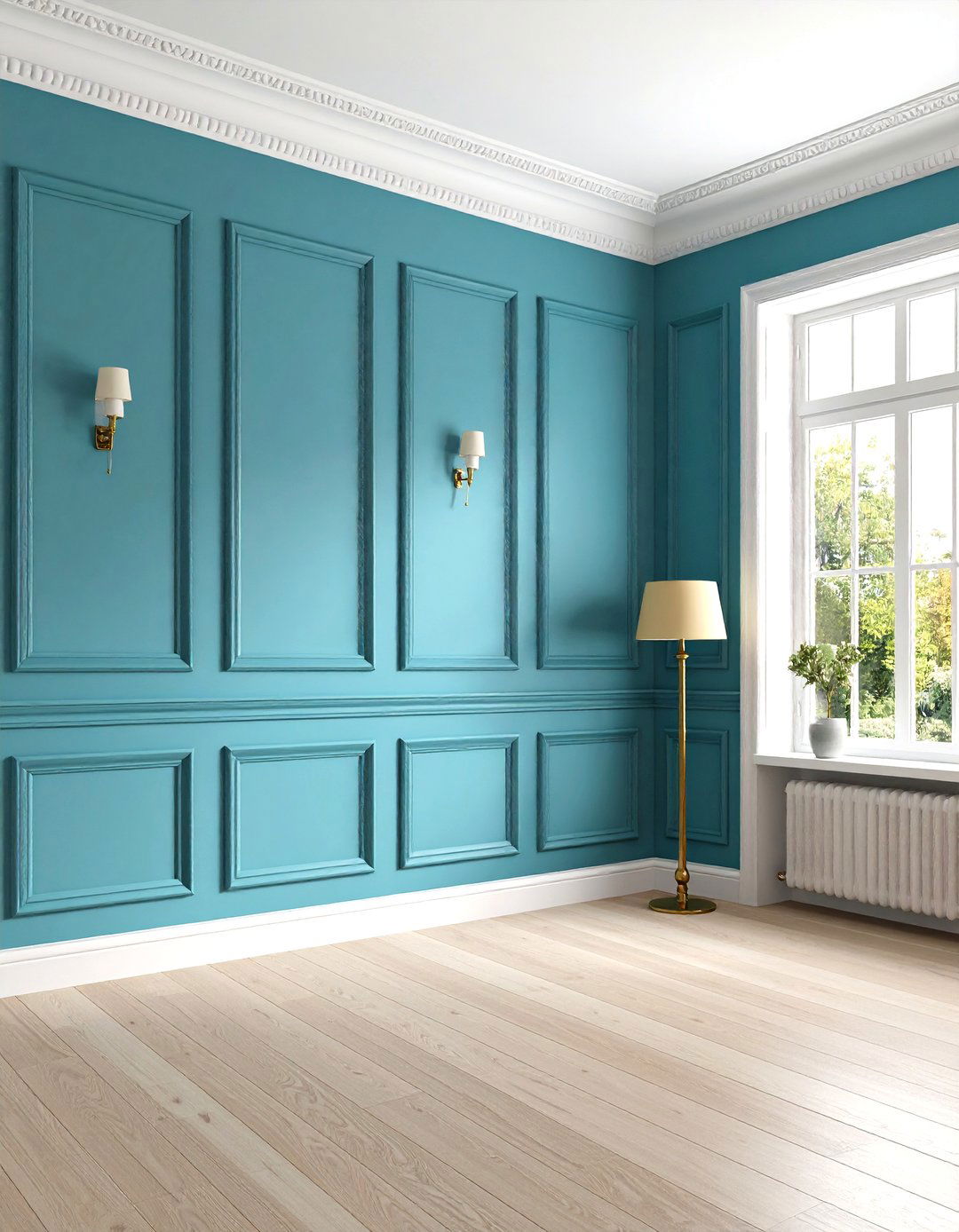 Traditional Raised Panel Wainscoting - 24 Wood Trim Accent Wall Ideas