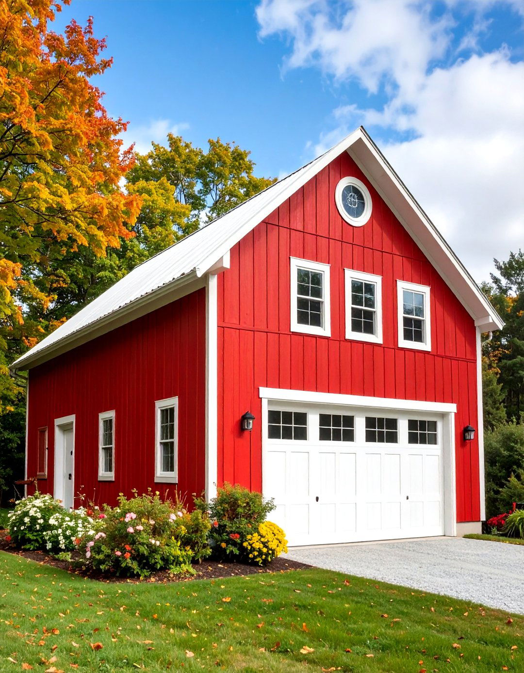 Traditional Red Metal Siding Barndominium - 24 Barndominium Exterior Ideas
