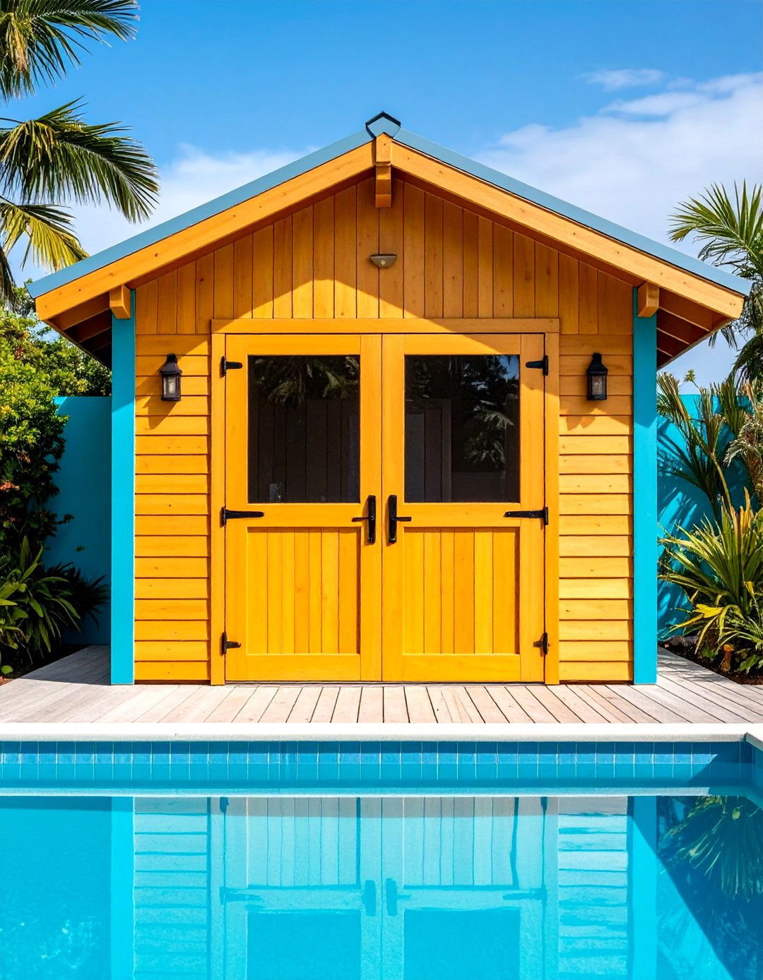 Traditional Storage Pool Shed - 24 Pool Shed Ideas
