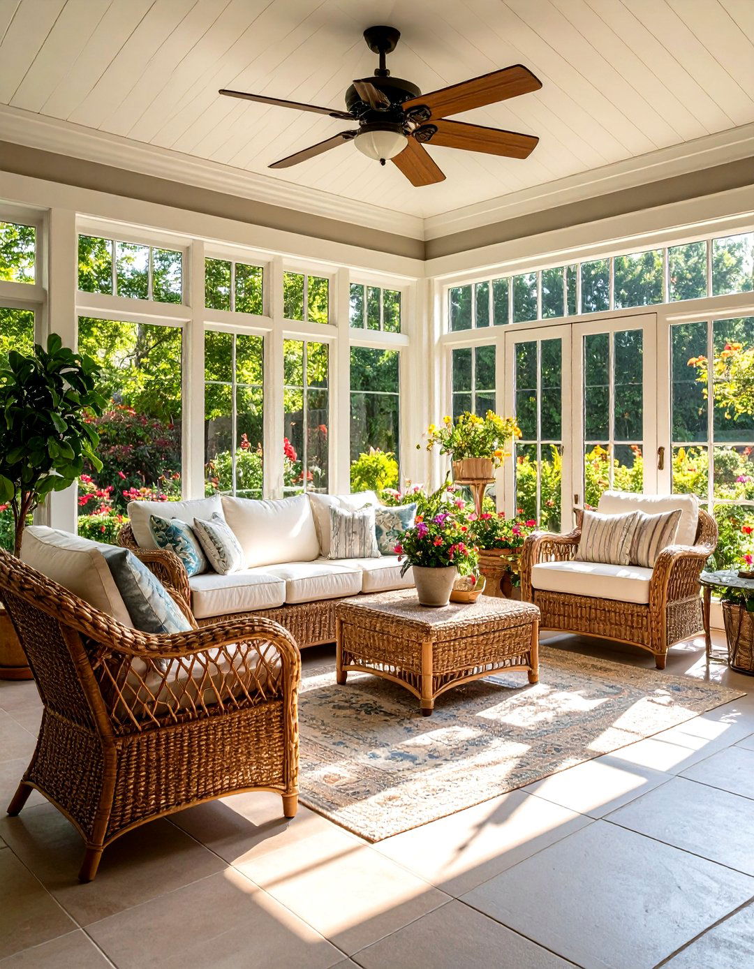 Traditional Sunroom Garden Connection - 24 Traditional Interior Design Ideas