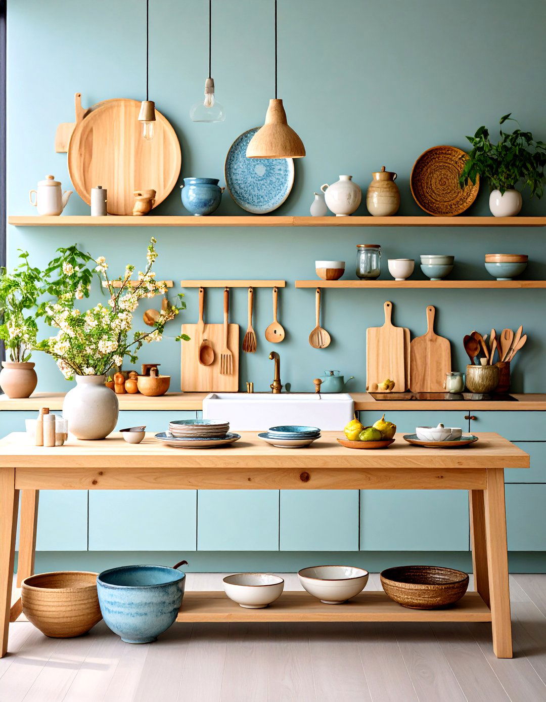 Traditional Tool Display and Functional Organization - 24 Japanese Style Kitchen Ideas
