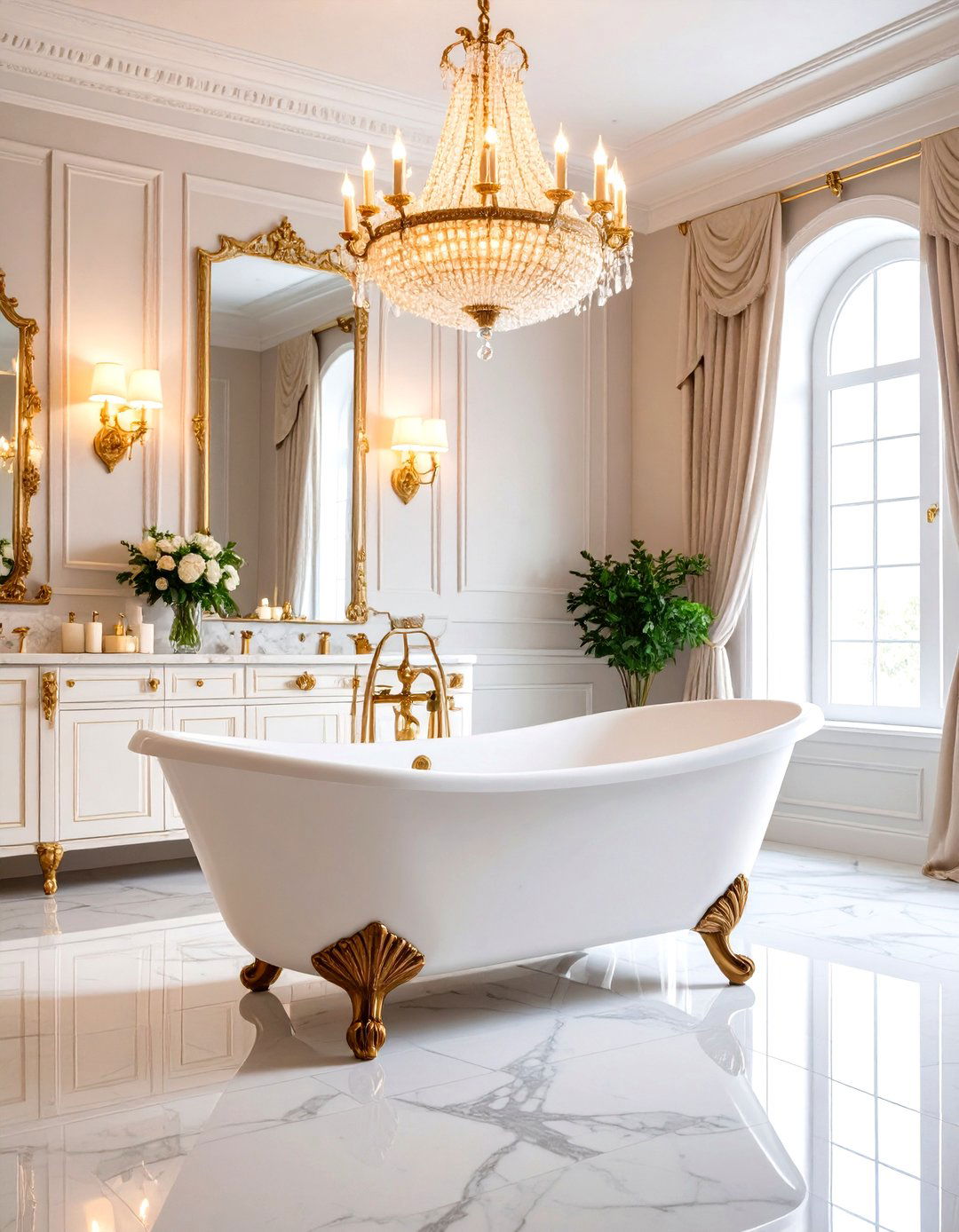 Traditional Victorian Drop in Tub - 24 Drop in Tub Ideas