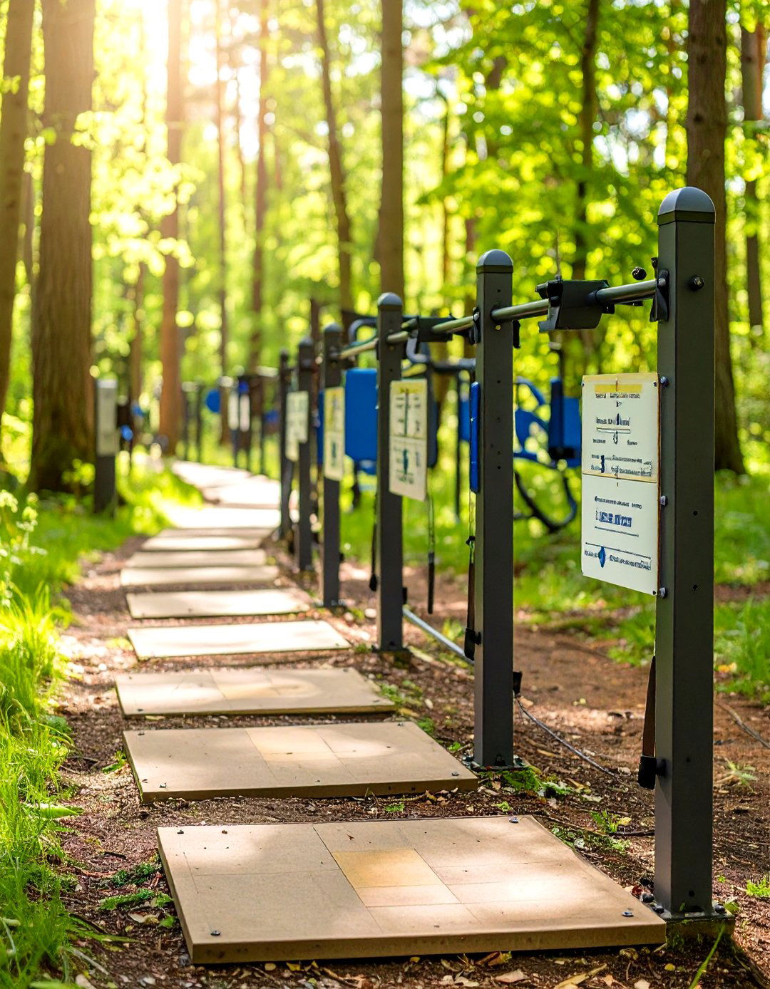 Trail Fitness Integration System - 24 Outdoor Gym Ideas