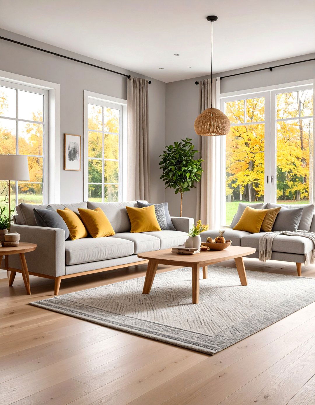Transitional Country Comfort - 24 Country Living Room Ideas