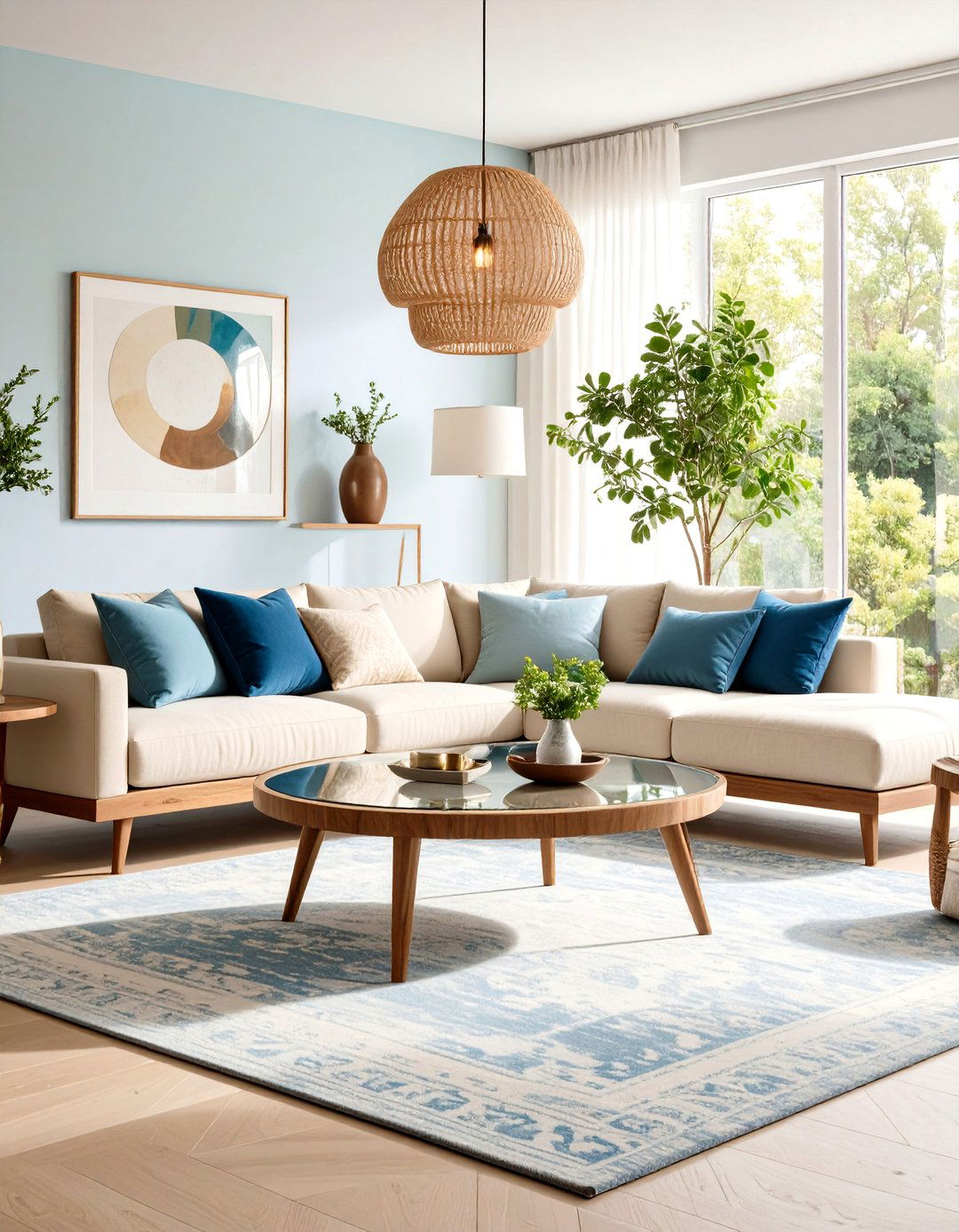 Transitional Cream Couch Blending Old and New - 24 Cream Couch Living Room Ideas