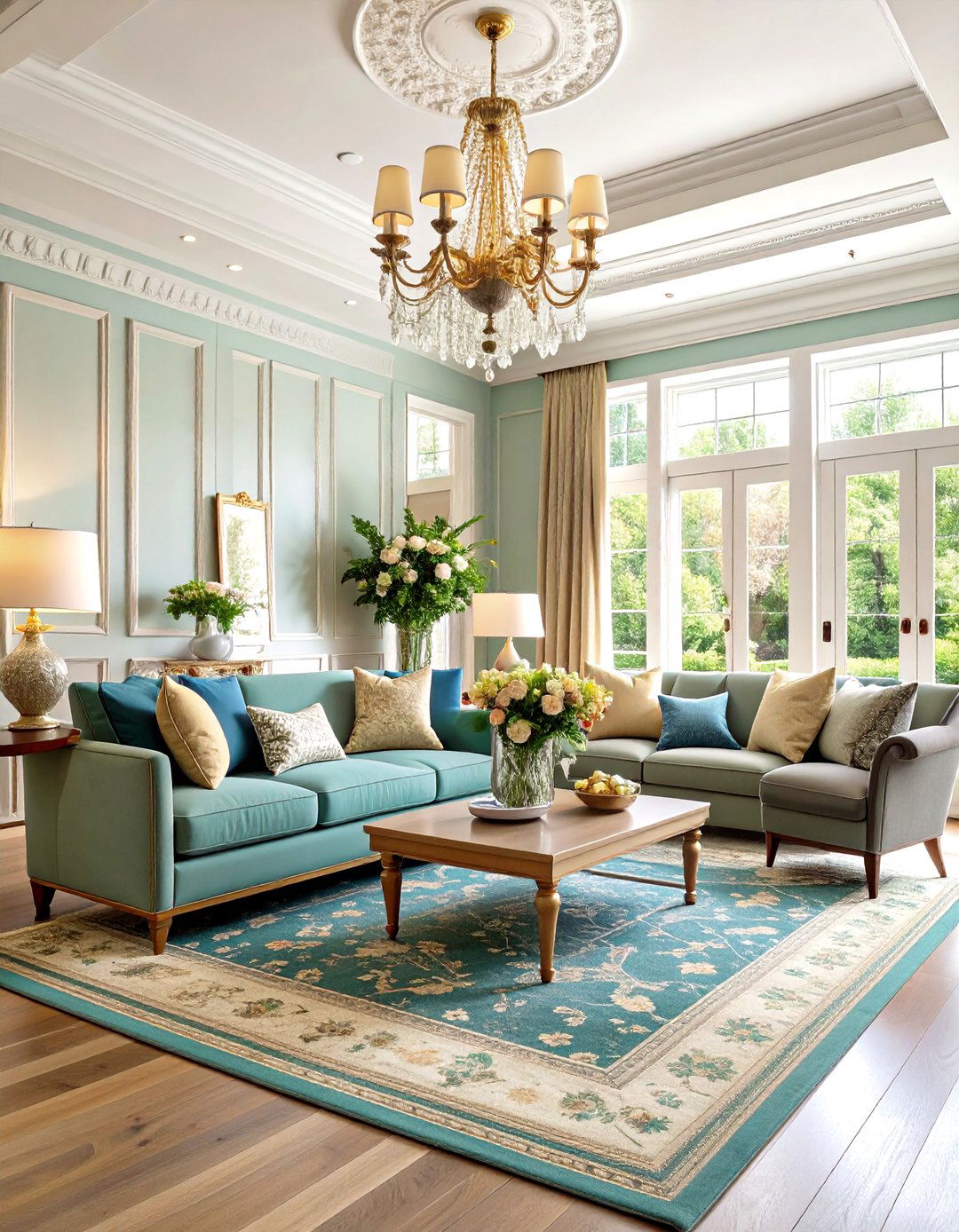 Transitional Great Room with Mixed Materials - 24 Great Room Ideas