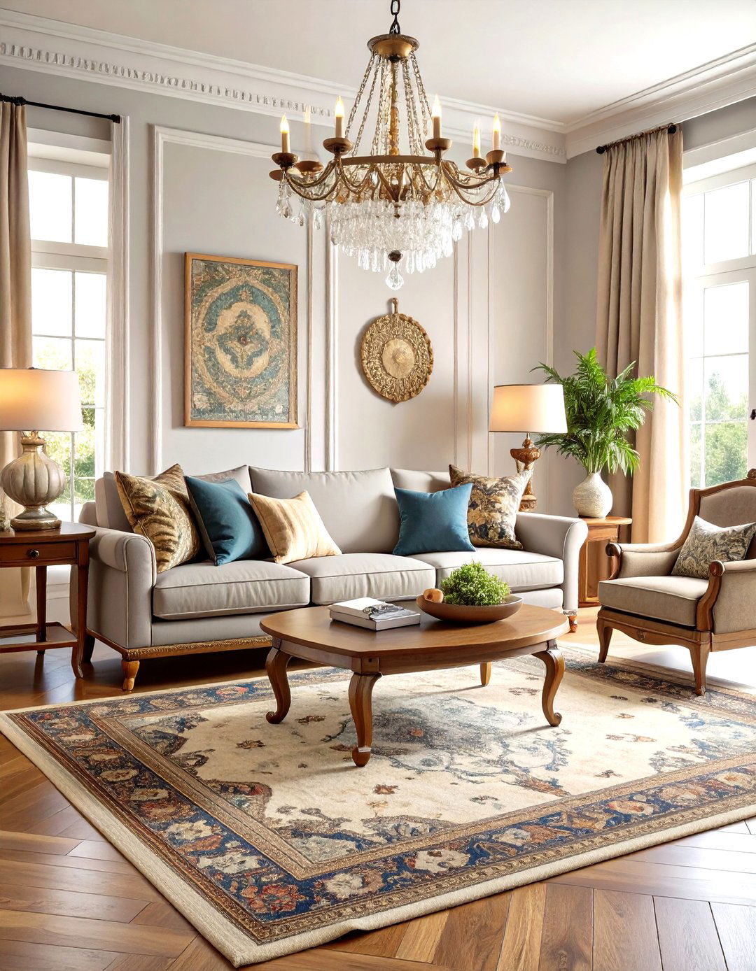 Transitional Grey Living Room Style - 24 Grey Couch Living Room Ideas