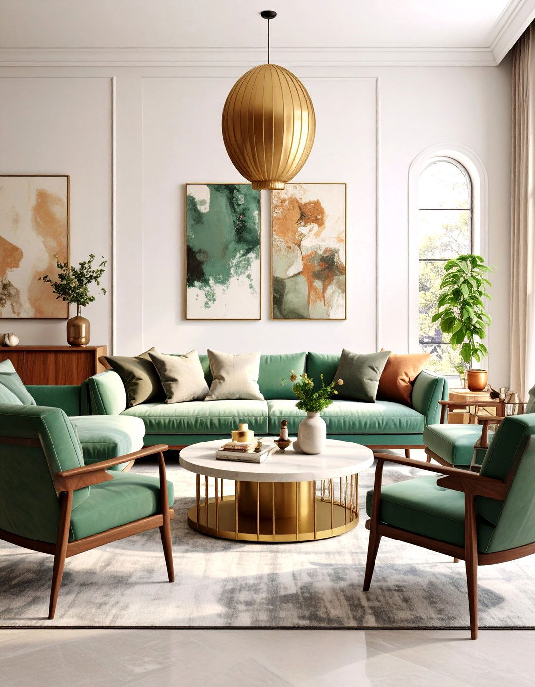 Transitional Mid Century Modern Blend Theme - 24 Joanna Gaines Living Room Ideas