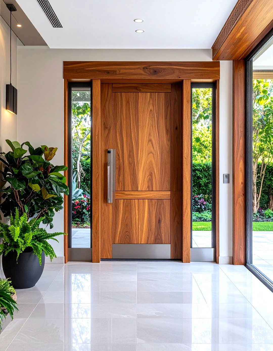Transitional Mixed Material Trim - 24 Door Trim Ideas